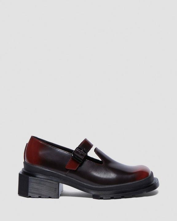 Dr Martens Maybole Mj - Black+Cherry Red