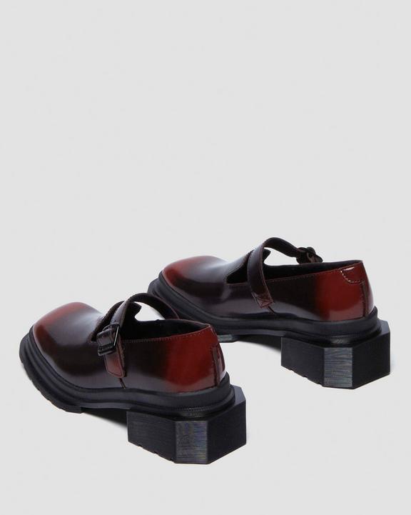 Dr Martens Maybole Mj - Black+Cherry Red