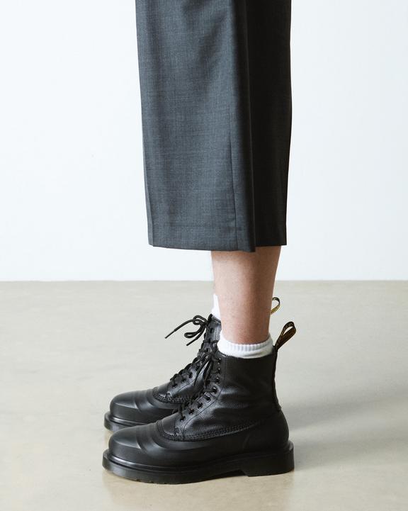 Dr Martens 1460 Fleece Lined Sub Boots - Black