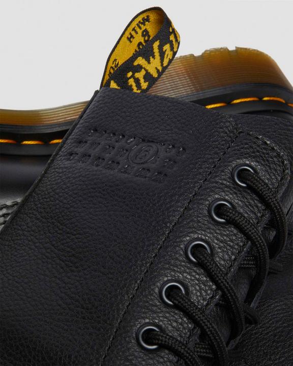 Dr Martens 1490 / 1461 Mm6 Leather Lace Up Boots - Black