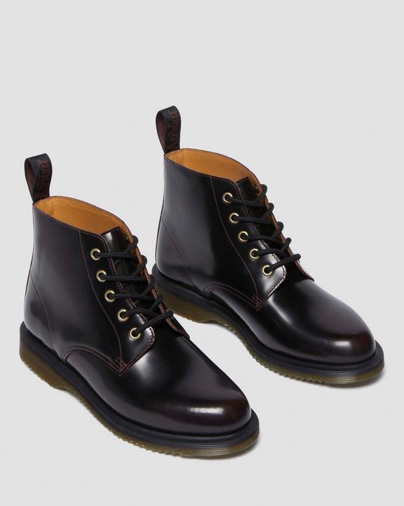 Dr Martens Emmeline Arcadia Lace Up Boots - Cherry Red Arcadia