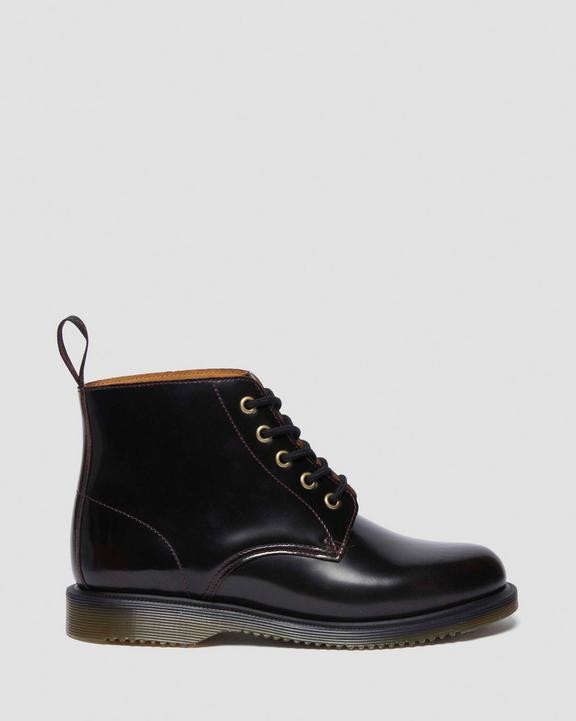 Dr Martens Emmeline Arcadia Lace Up Boots - Cherry Red Arcadia