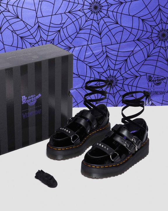 Dr Martens Ramsey Wednesday Platform Creepers - Black