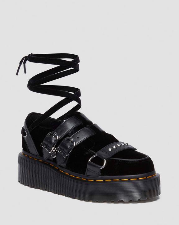 Dr Martens Ramsey Wednesday Platform Creepers - Black
