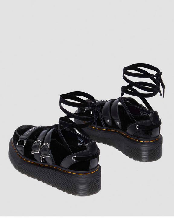Dr Martens Ramsey Wednesday Platform Creepers - Black