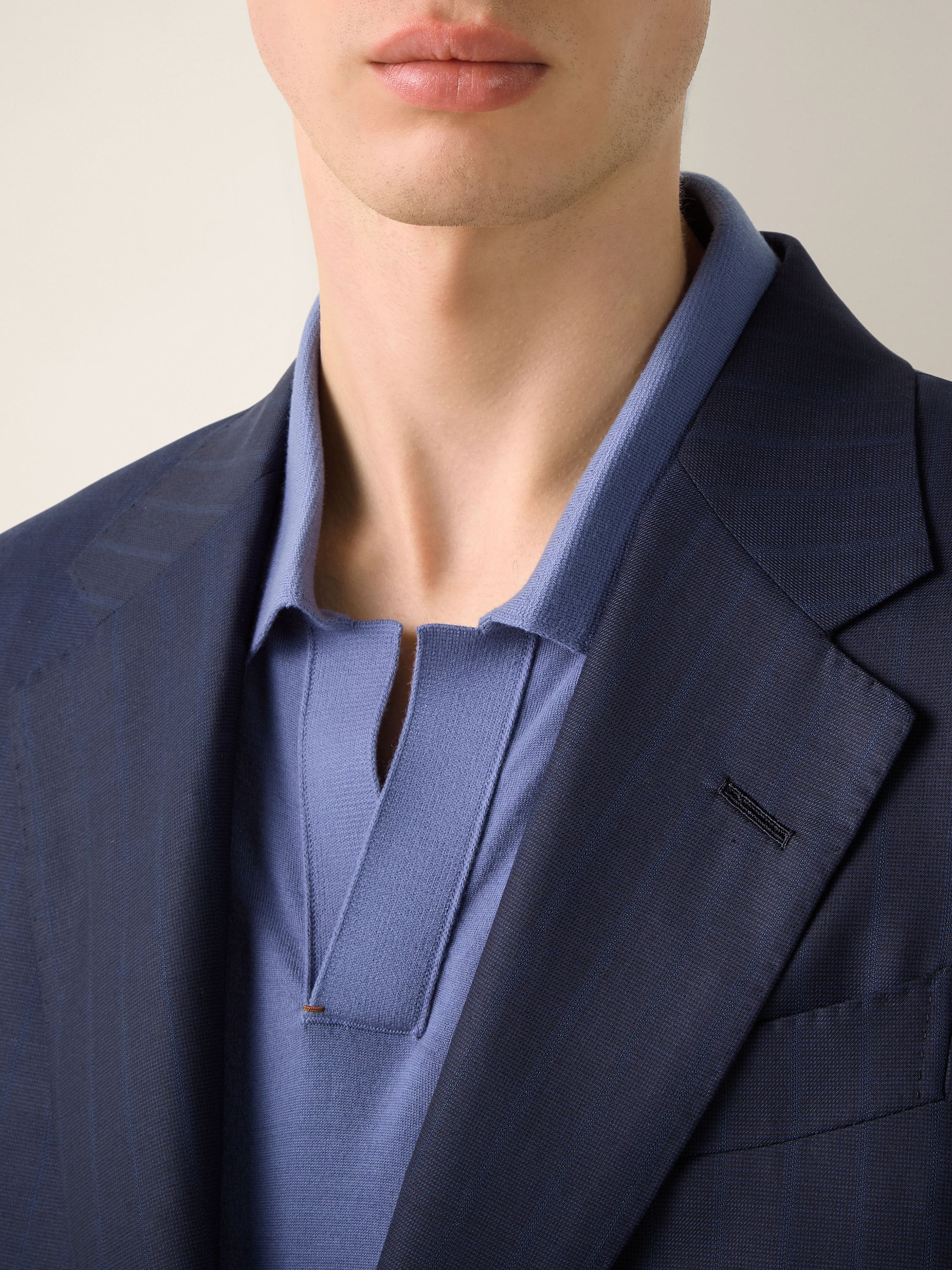 Zegna Navy Blue Centoventimila Wool Suit