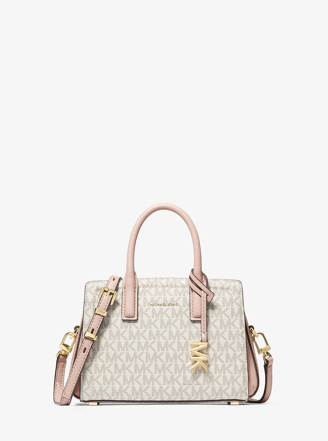 Laila Extra-Small Signature Logo Crossbody Bag Vanilla-Soft Pink Vanilla-Soft Pink