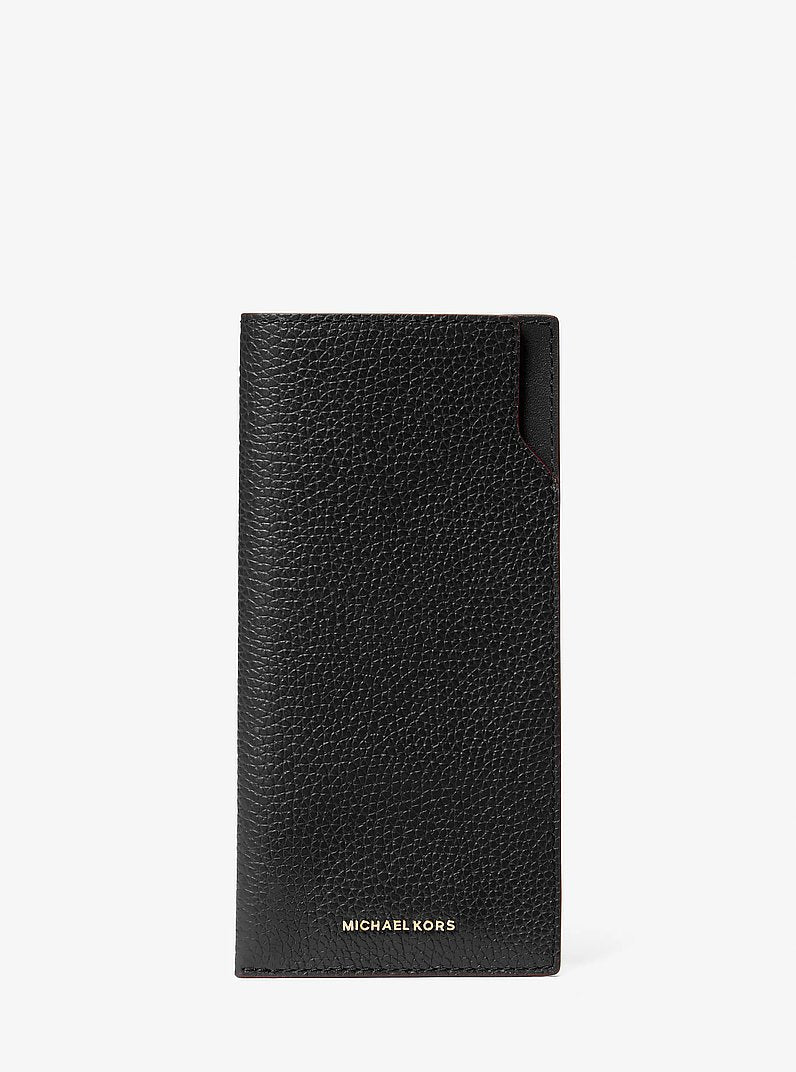 Michael Kors Jet Set Pebbled Leather Sunglass Case BLACK