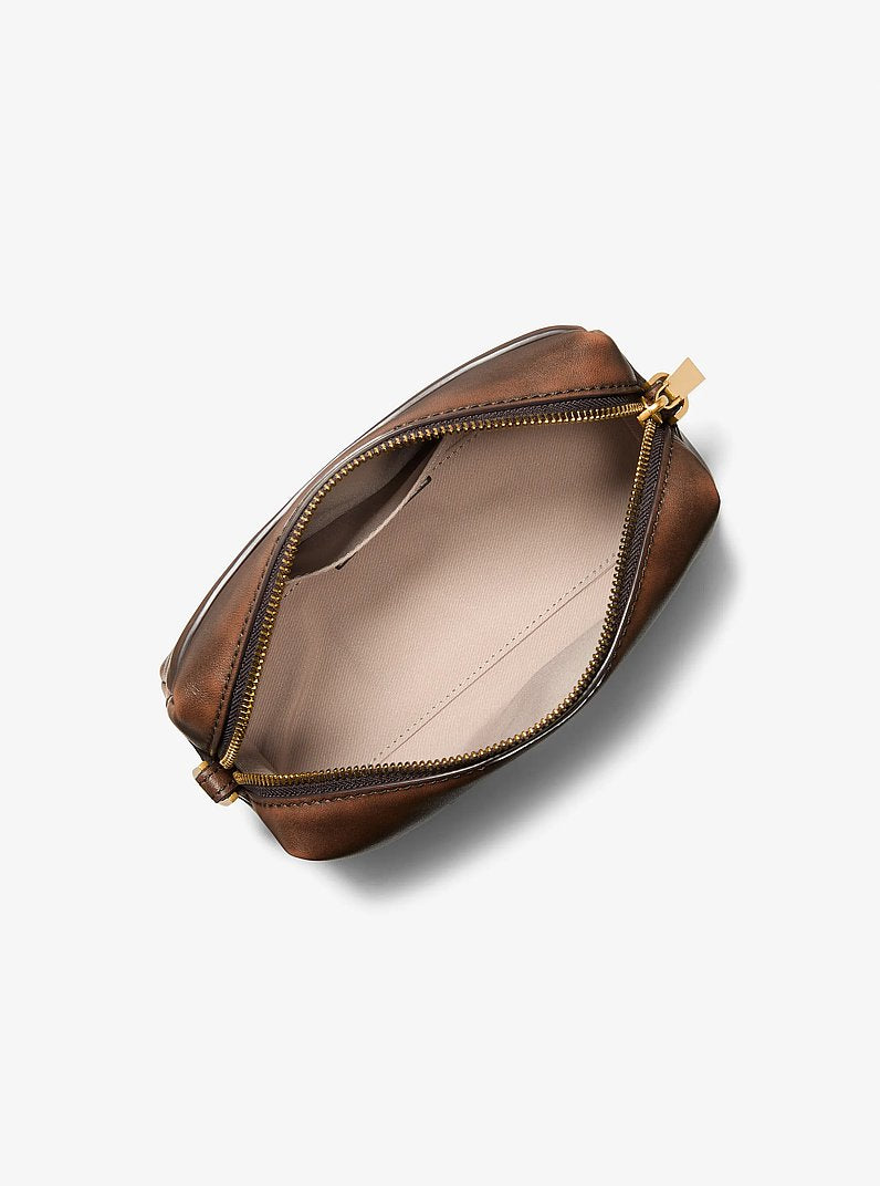 Michael Kors Bryant Small Leather Convertible Crossbody Bag CHOCOLATE