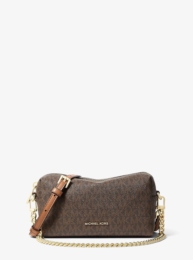 Michael Kors Bryant Small Signature Logo Crossbody Bag BRN/ACORN