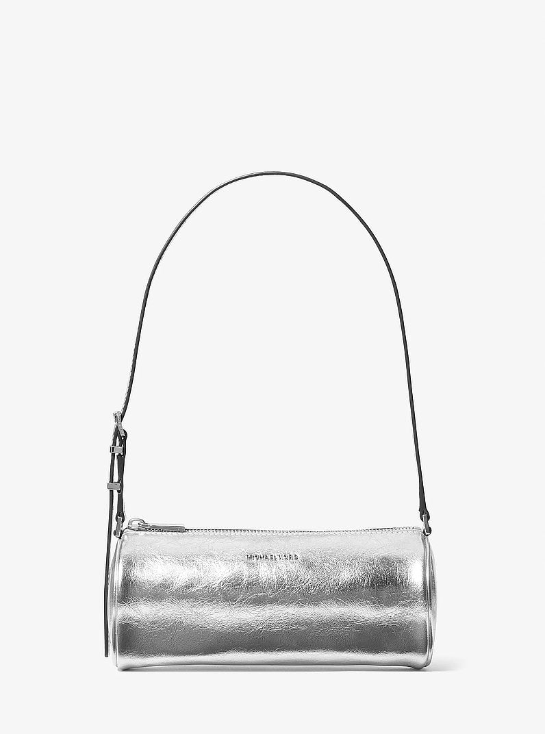 Michael Kors Izzy Small Metallic Pochette SILVER