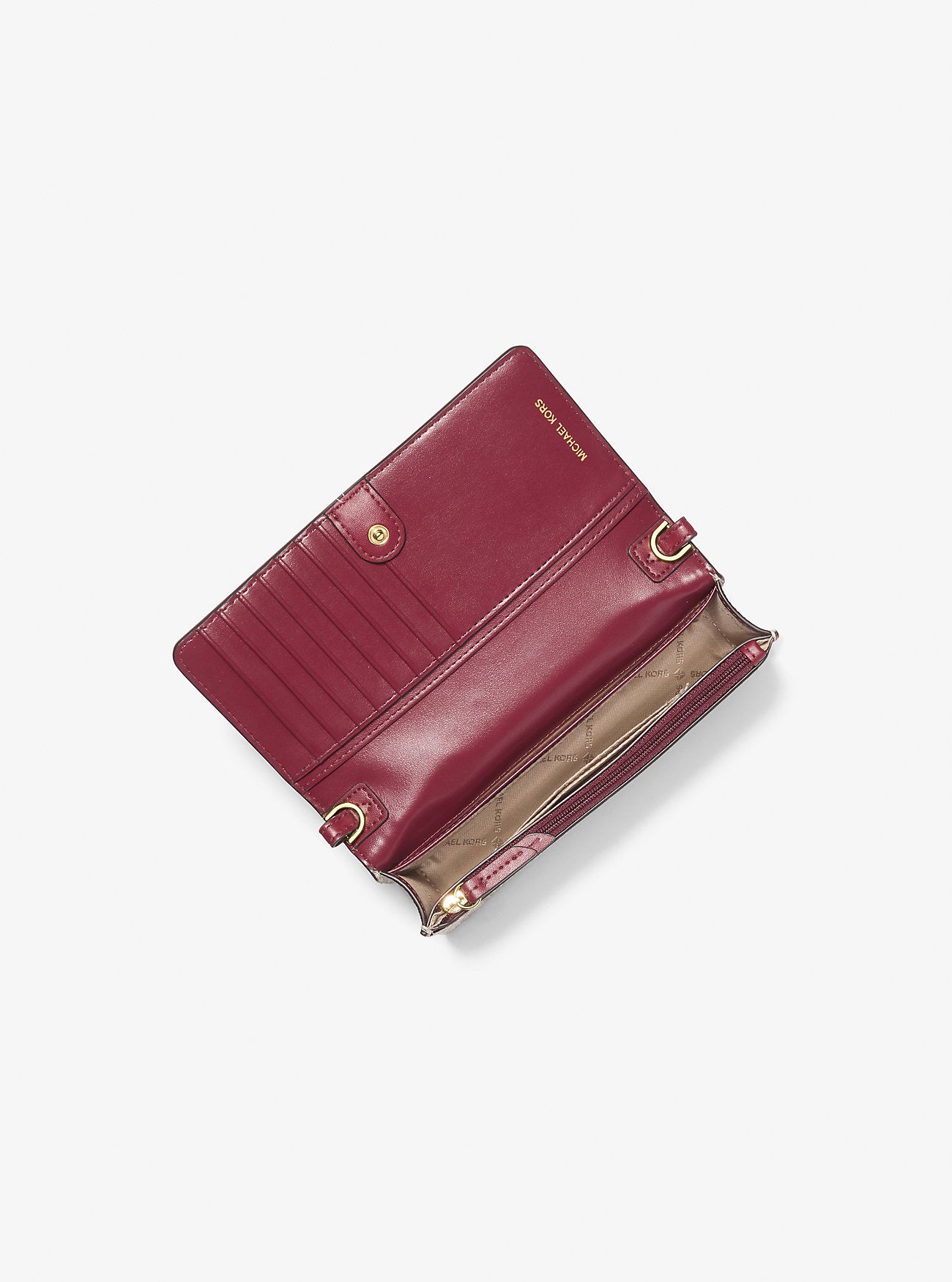 Jet Set Small Two-Tone Logo Smartphone Crossbody Bag Mulberry Mlt Mulberry Mlt