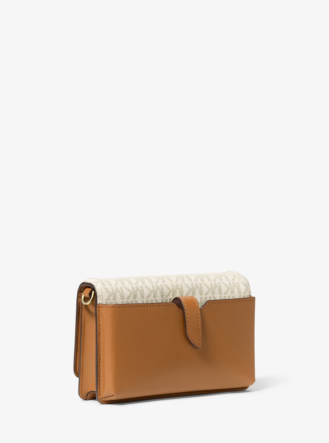 Jet Set Small Logo Smartphone Convertible Crossbody Bag Vanilla-Acorn Vanilla-Acorn