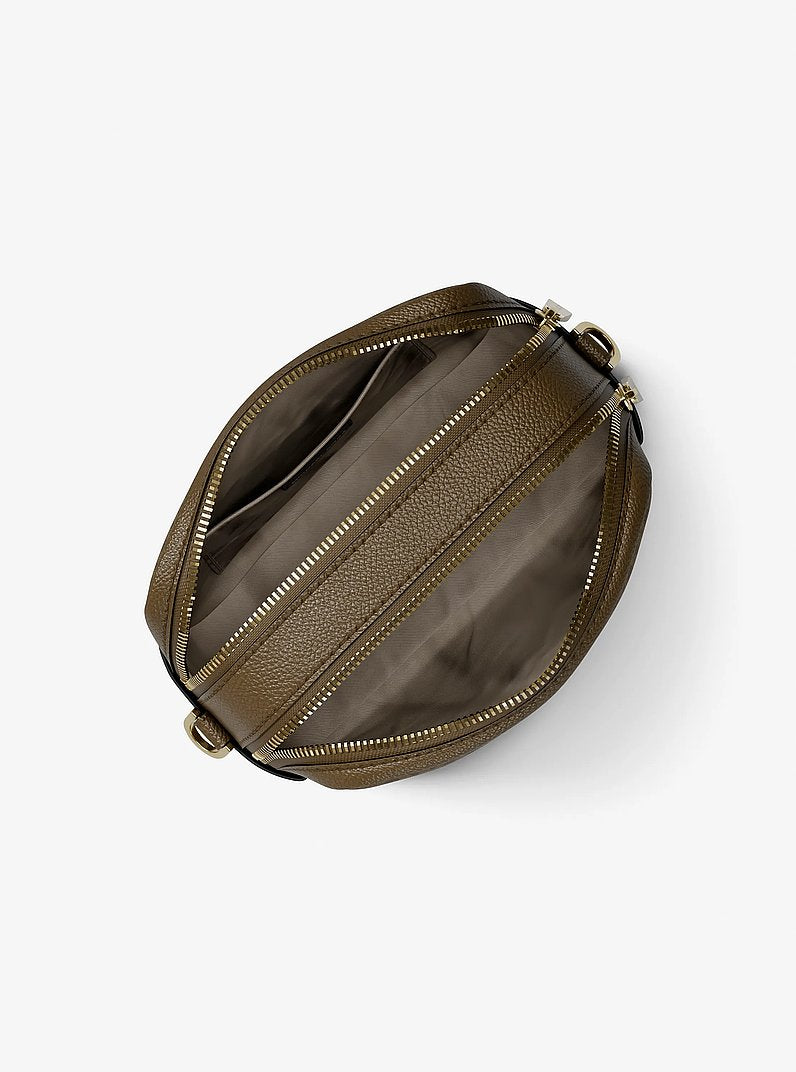 Michael Kors Bryant Medium Signature Logo Camera Crossbody Bag LODEN