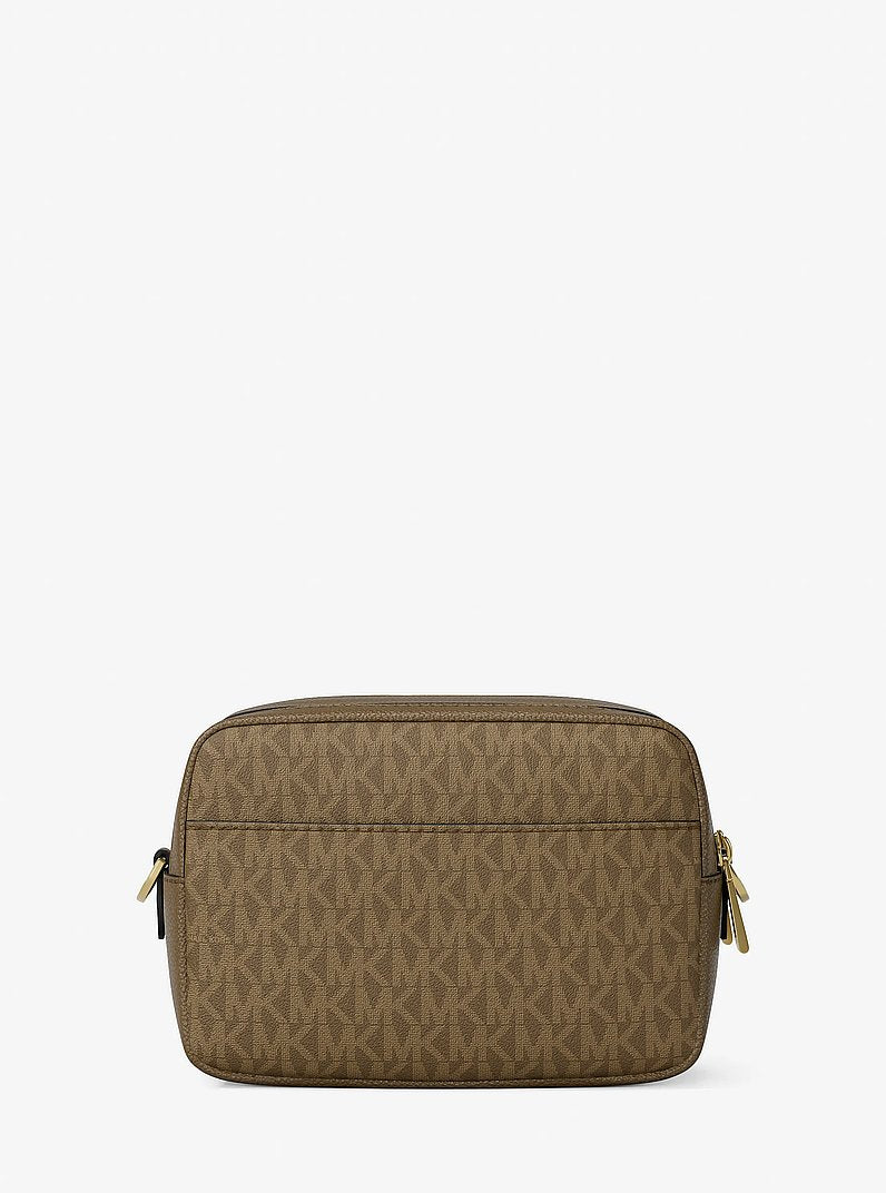 Michael Kors Bryant Medium Signature Logo Camera Crossbody Bag LODEN