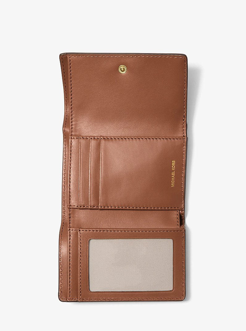 Michael Kors Bryant Medium Pebbled Leather Wallet LUGGAGE