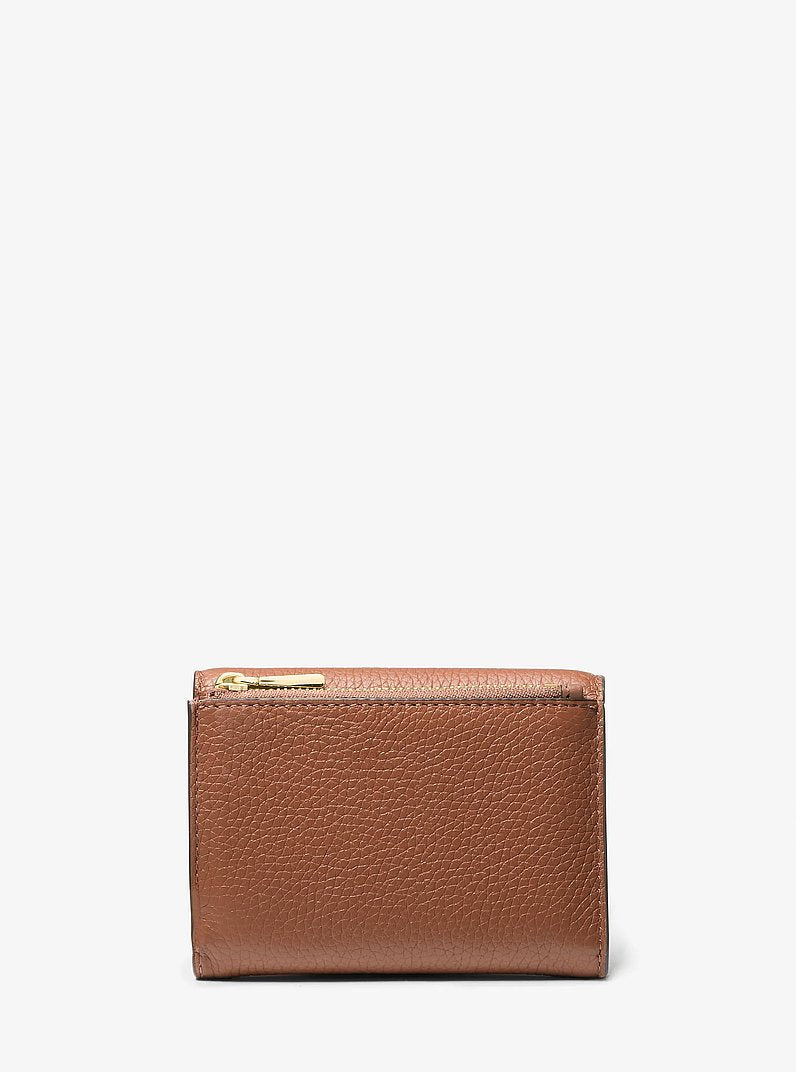 Michael Kors Bryant Medium Pebbled Leather Wallet LUGGAGE