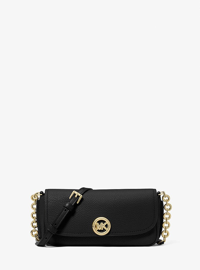 Nolita Small Pebbled Leather Crossbody Bag Black Black