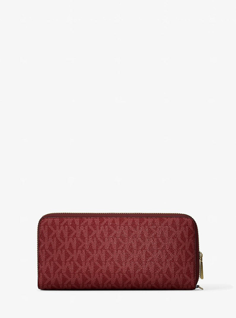 Michael Kors Large Logo Continental Wallet DEEP RED