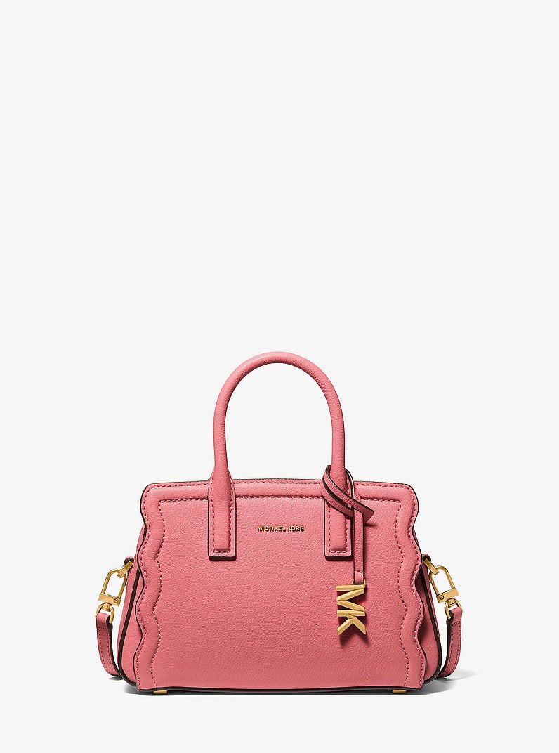 Michael Kors Laila Extra-Small Pebbled Leather Convertible Crossbody Bag LT BRY SBT