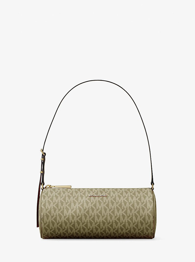 Michael Kors Izzy Small Signature Logo Barrel Pochette LODEN
