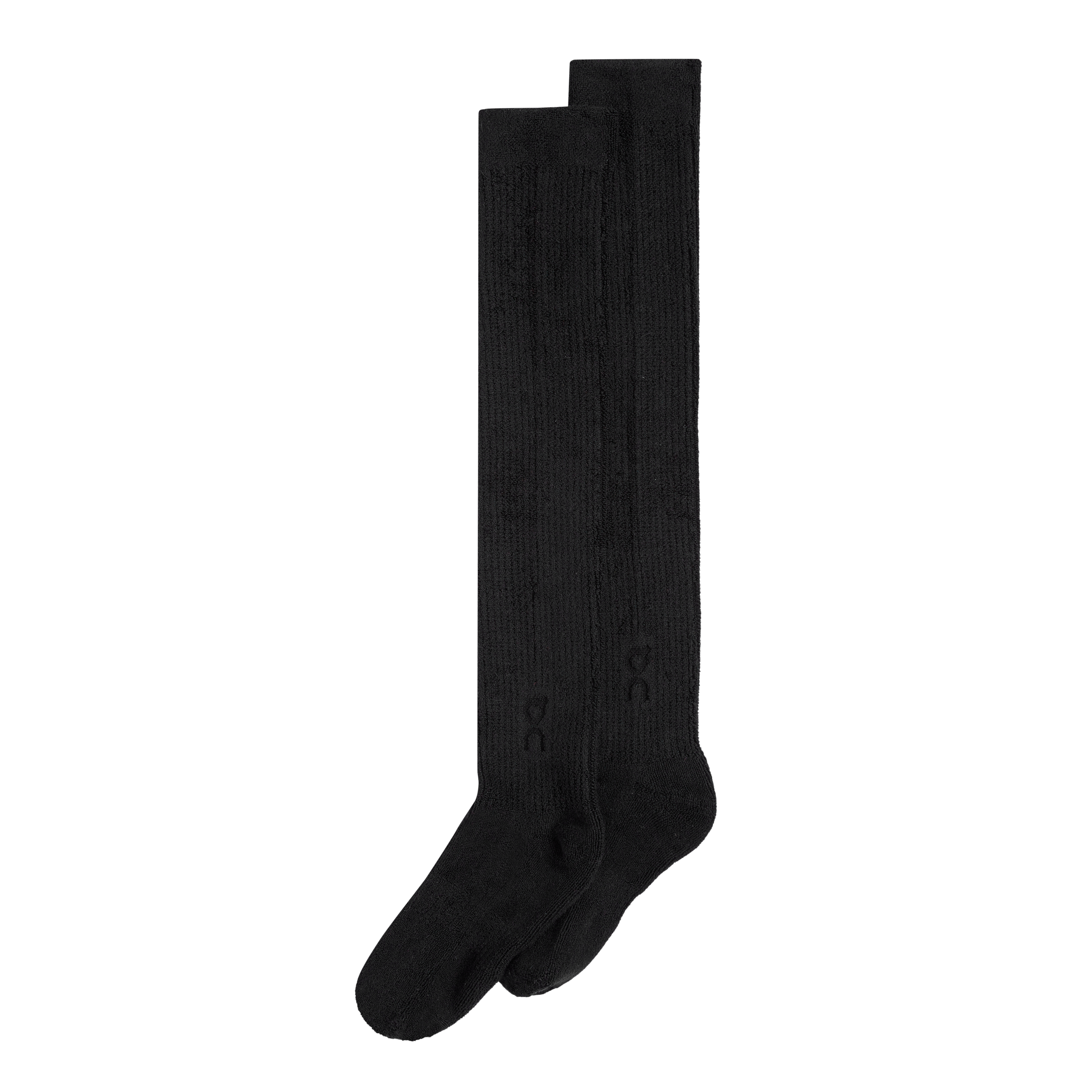 On Terry Sock Knee High Black