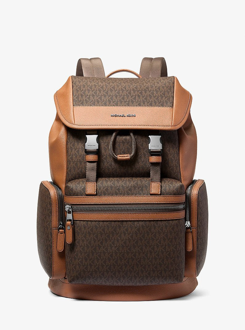 Michael Kors Jet Set Signature Logo Backpack BROWN/LUGGAGE