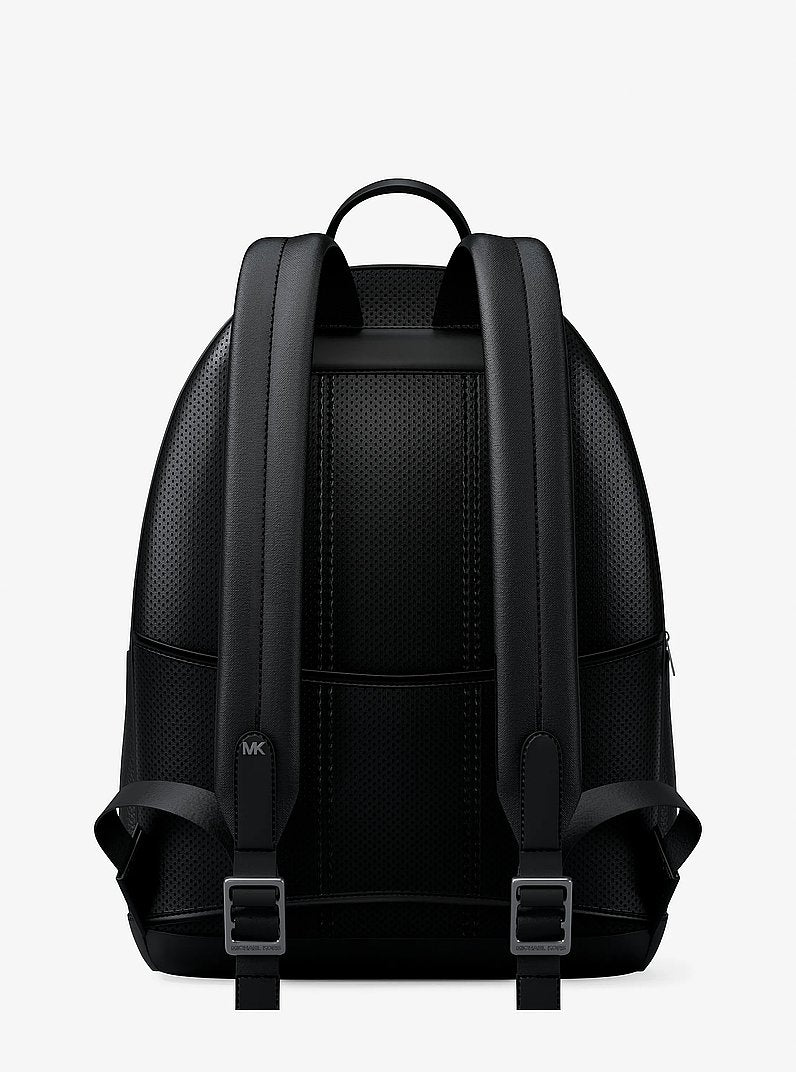 Michael Kors Jet Set Pebbled Leather Backpack BLACK