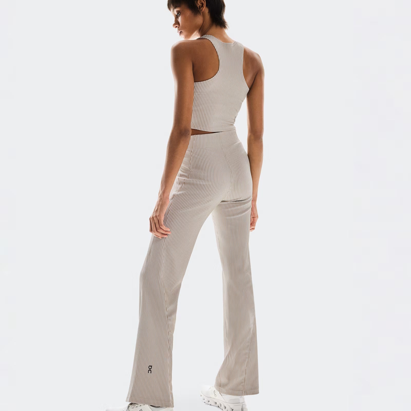 On All-Day Ribbed Pants Desert | White (Women'S)