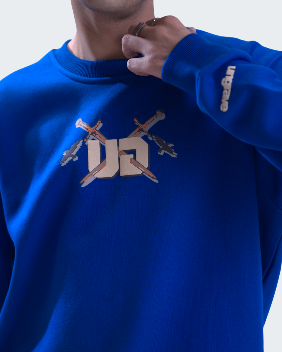 ROYAL BLUE KNIGHTMARE SWEATSHIRT
