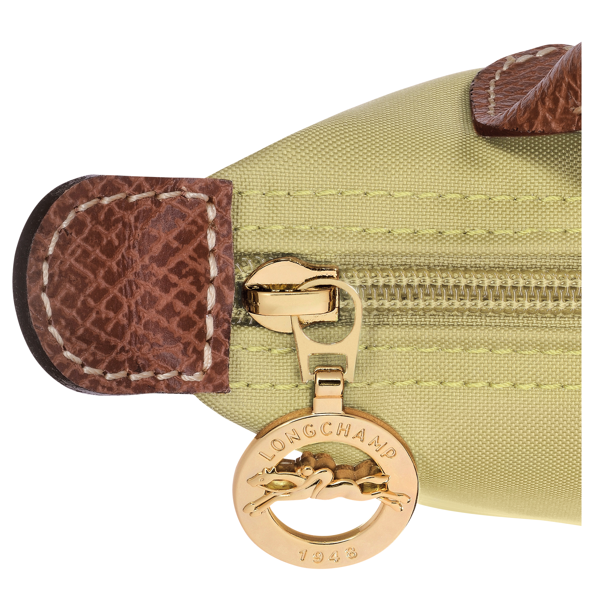 Longchamp Le Pliage Original Pouch with handle Pistachio
