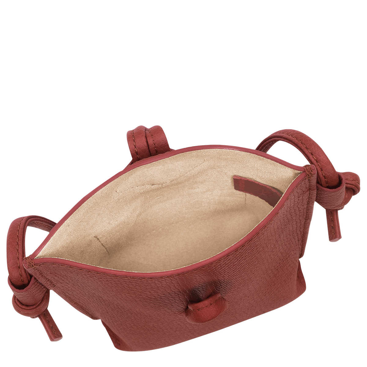 Longchamp Le Roseau Phone case Chestnut
