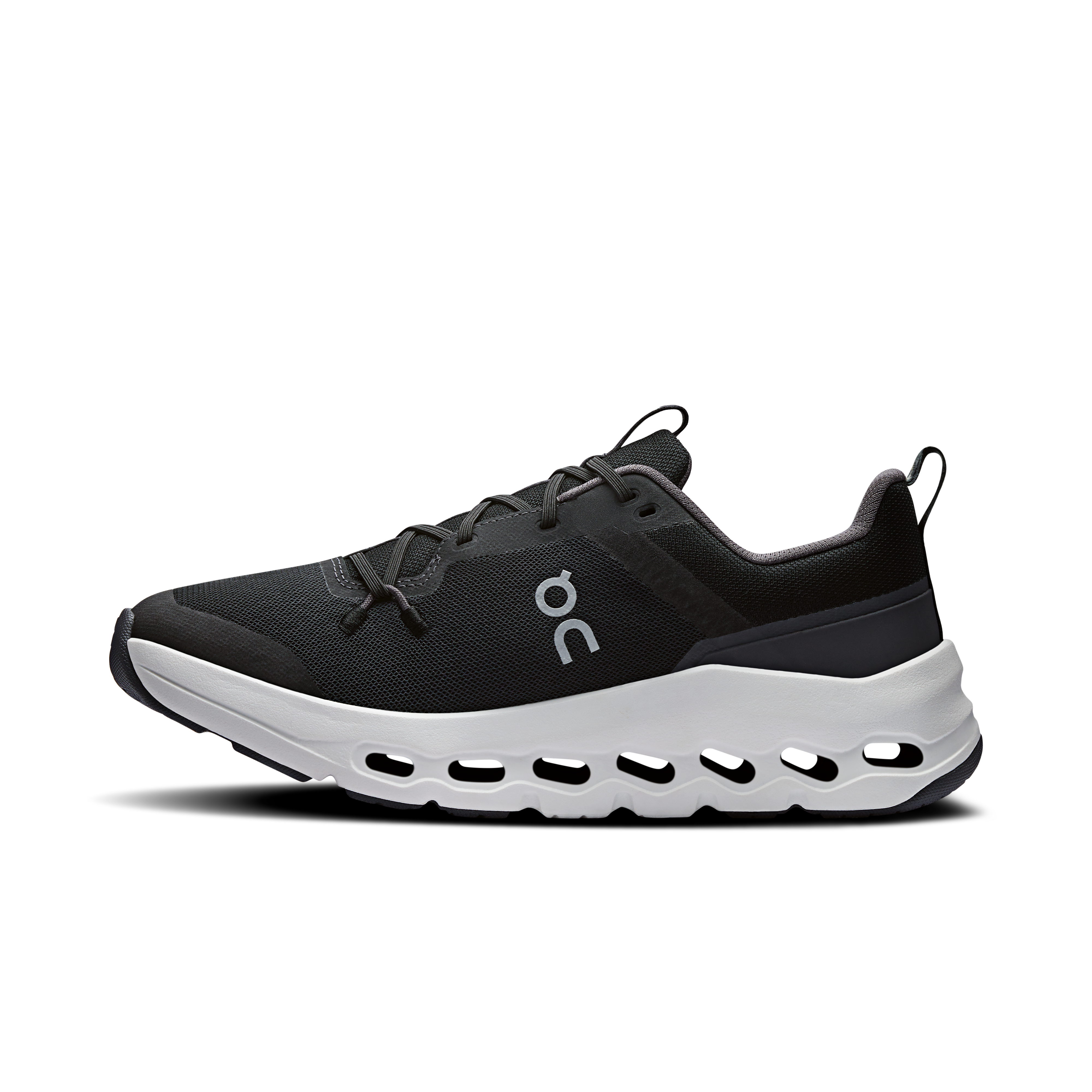 On Cloudleap Black White Kids