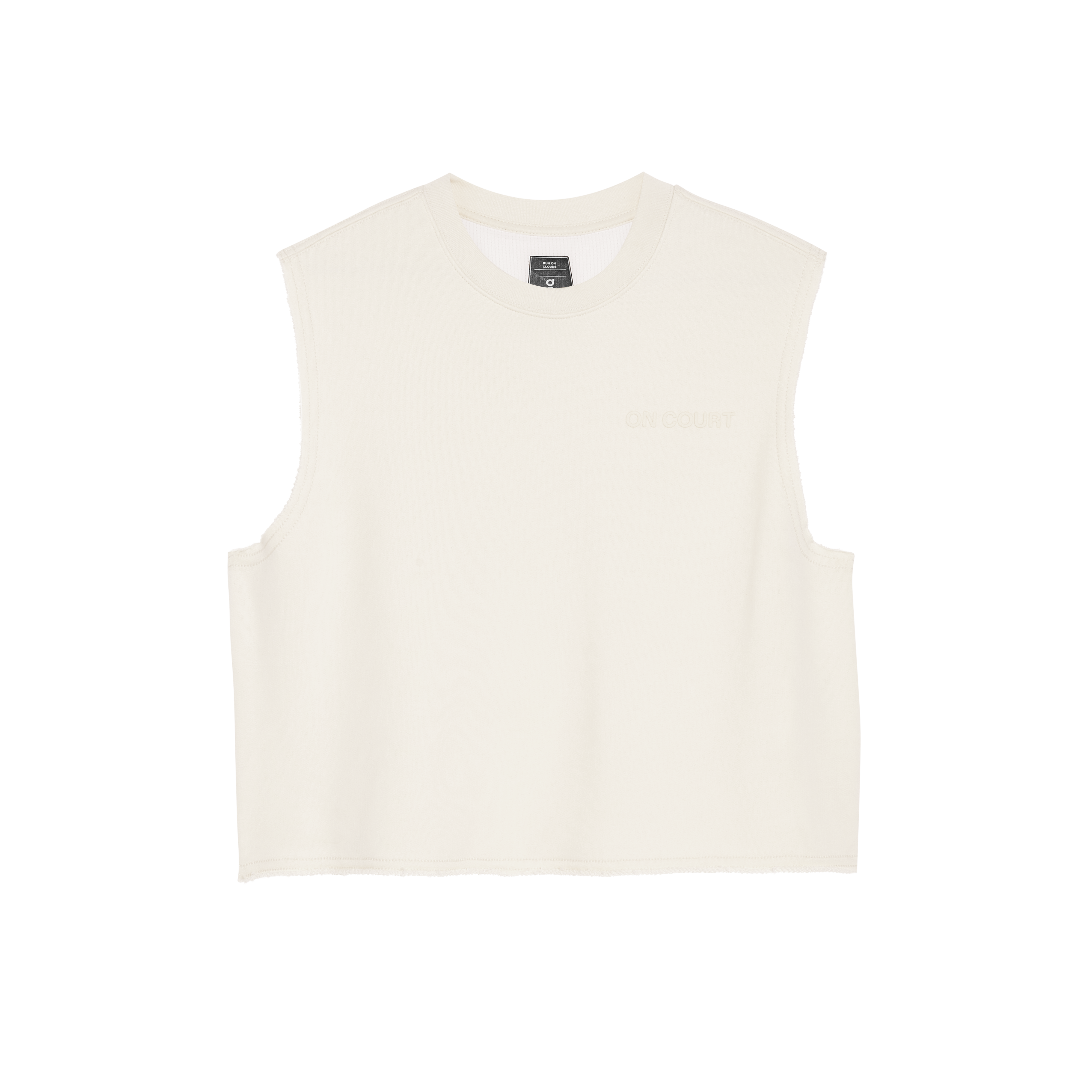 On Open Club Crew Crop White (Women'S)
