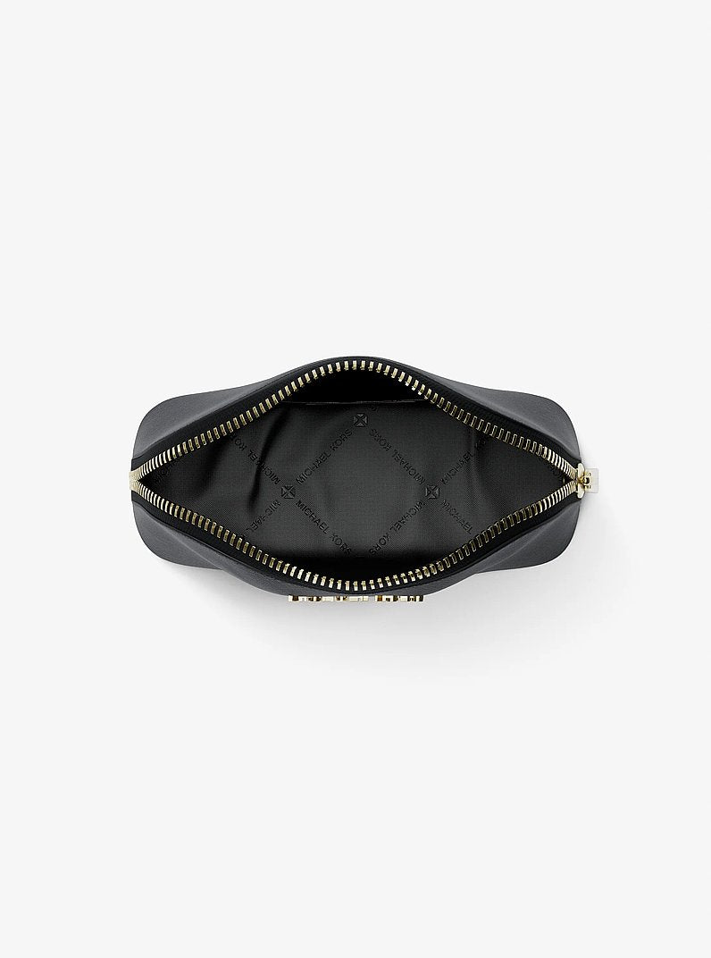 Jet Set Saffiano Leather Travel Kit Black Black