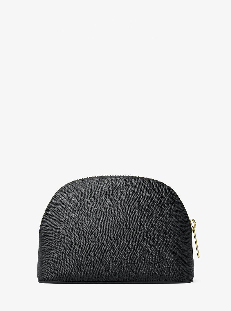 Jet Set Saffiano Leather Travel Kit Black Black