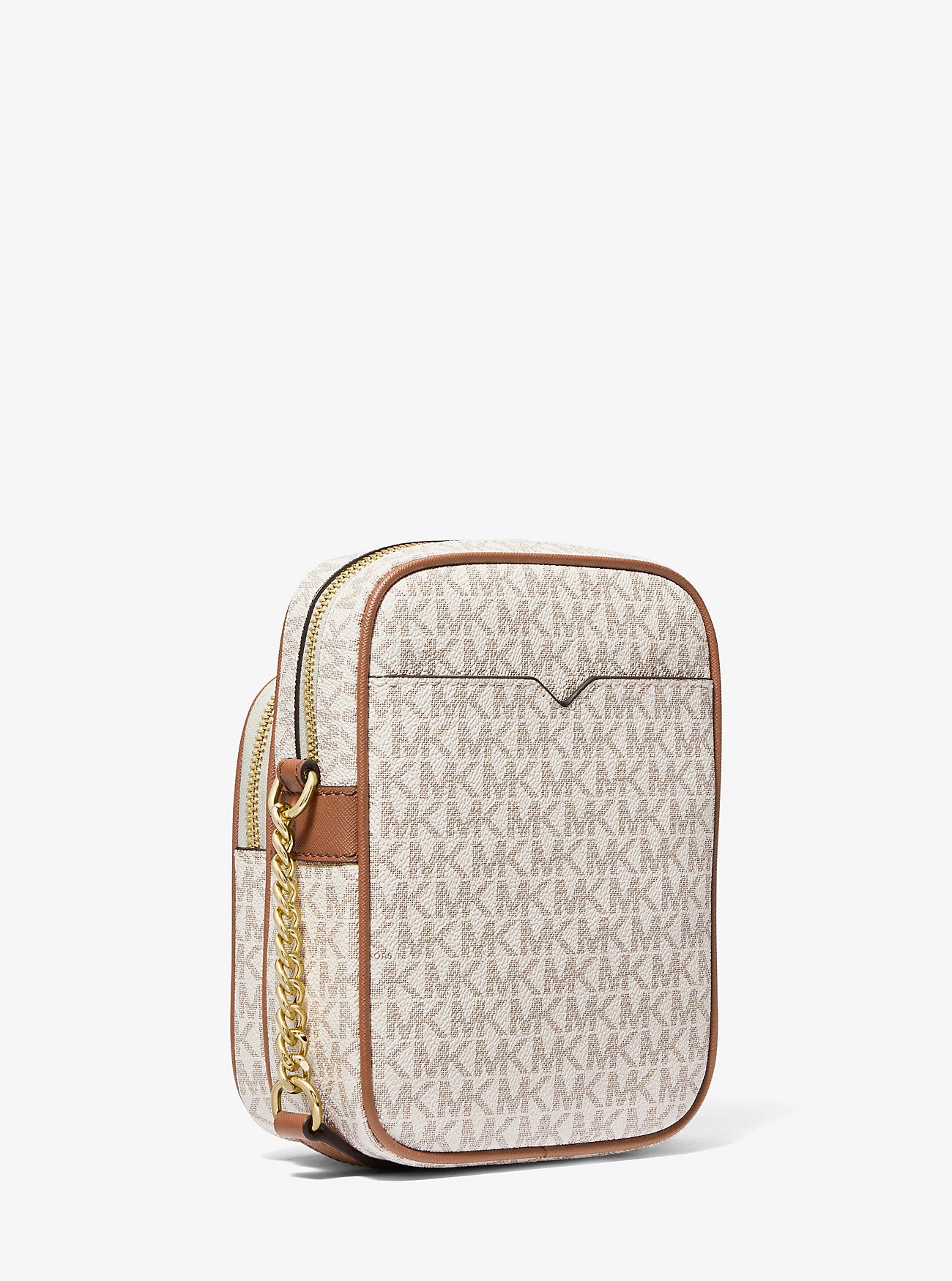 Jet Set Travel Medium Logo Crossbody Bag Vanilla Vanilla