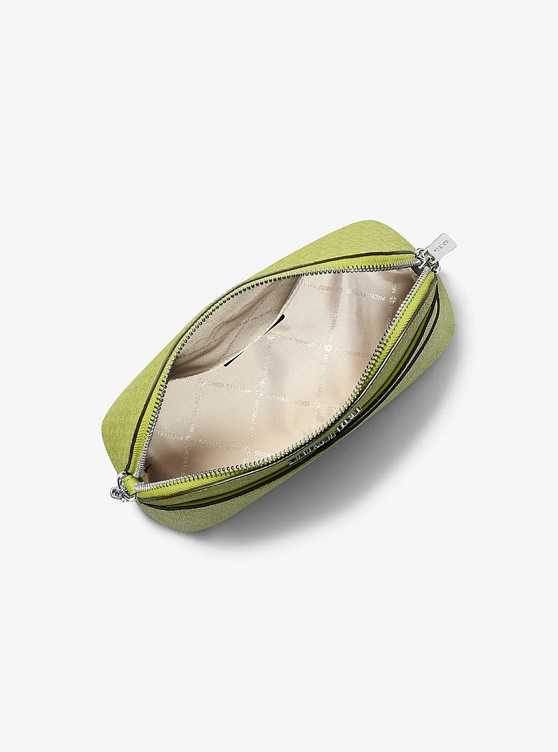 Jet Set Travel Medium Logo Dome Crossbody Bag Lime Lime