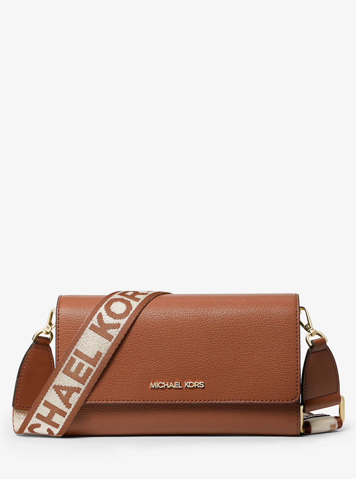 Jet Set Large Leather Crossbody Bag Luggage Luggage