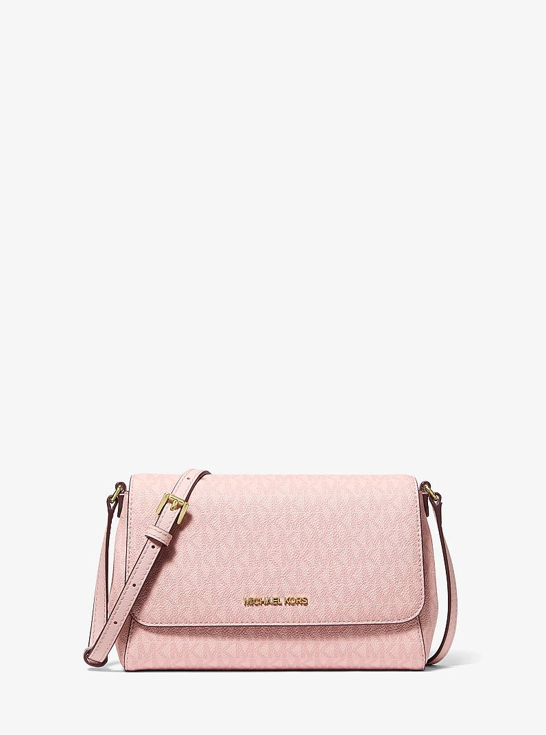 Medium Logo Convertible Crossbody Bag Powder Blush Powder Blush