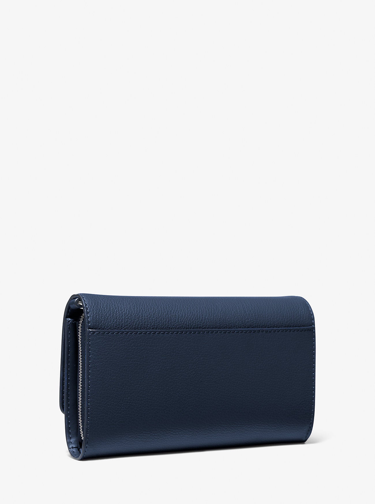 Jet Set Large Leather Crossbody Bag Navy Navy