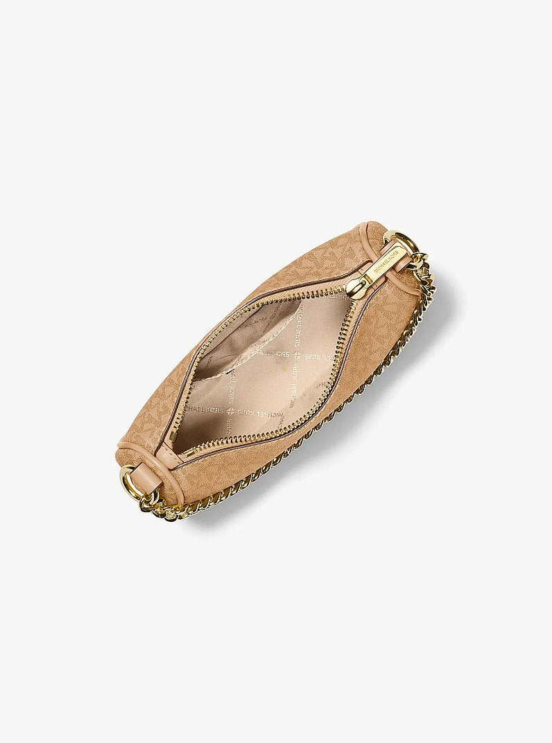 Carmela Small Signature Logo Convertible Crossbody Bag Camel Camel