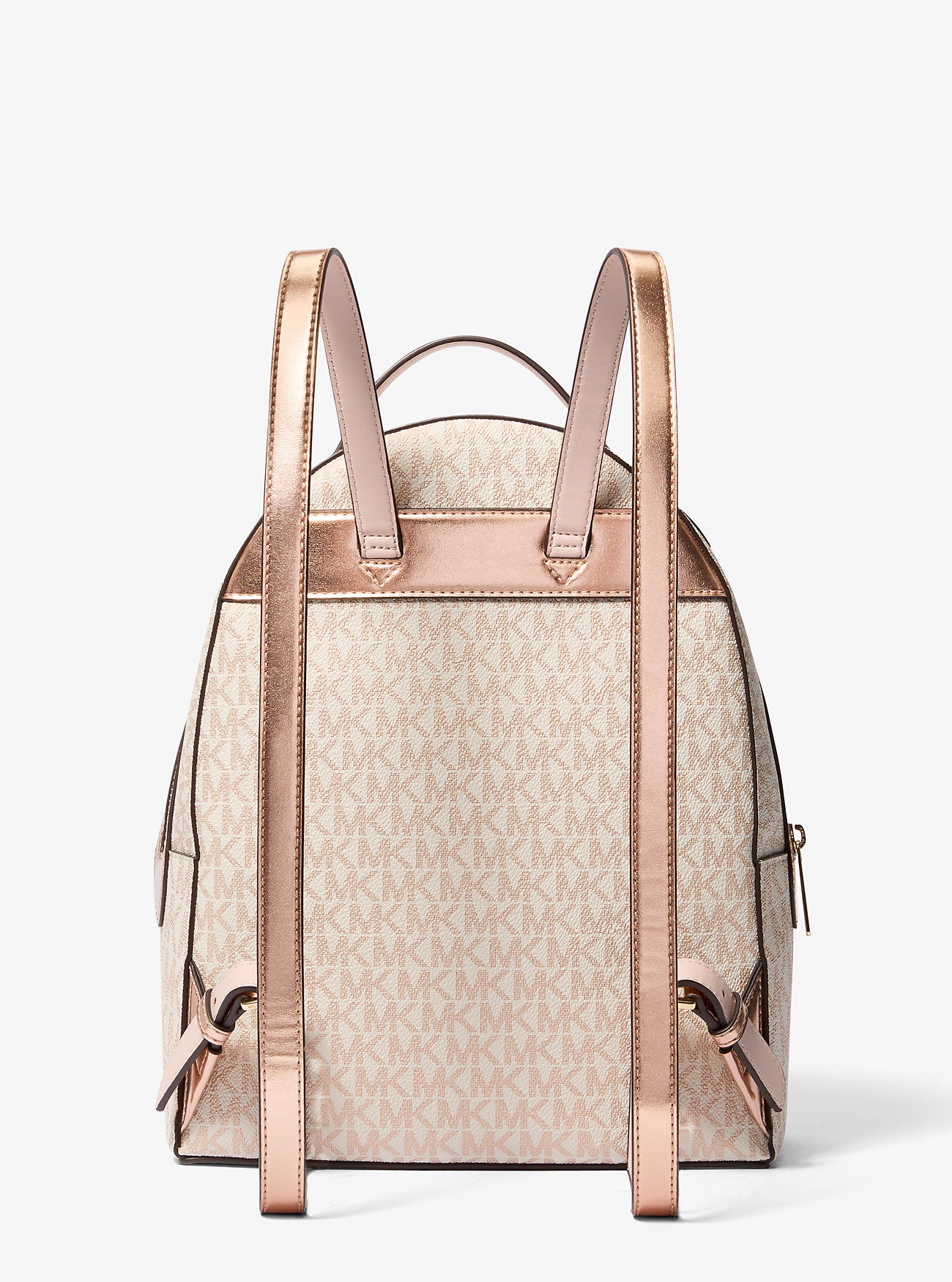 Sheila Medium Two-Tone Signature Logo Backpack Rose Gold Rose Gold