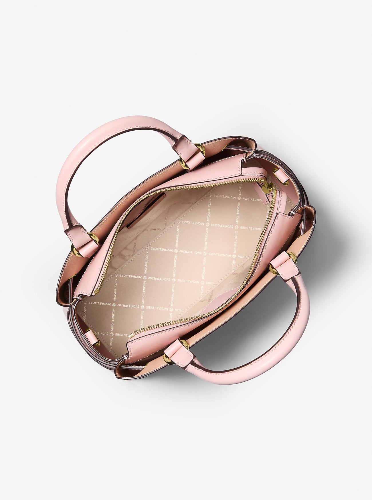 Reed Large Pebbled Leather Satchel Powder Blush Powder Blush