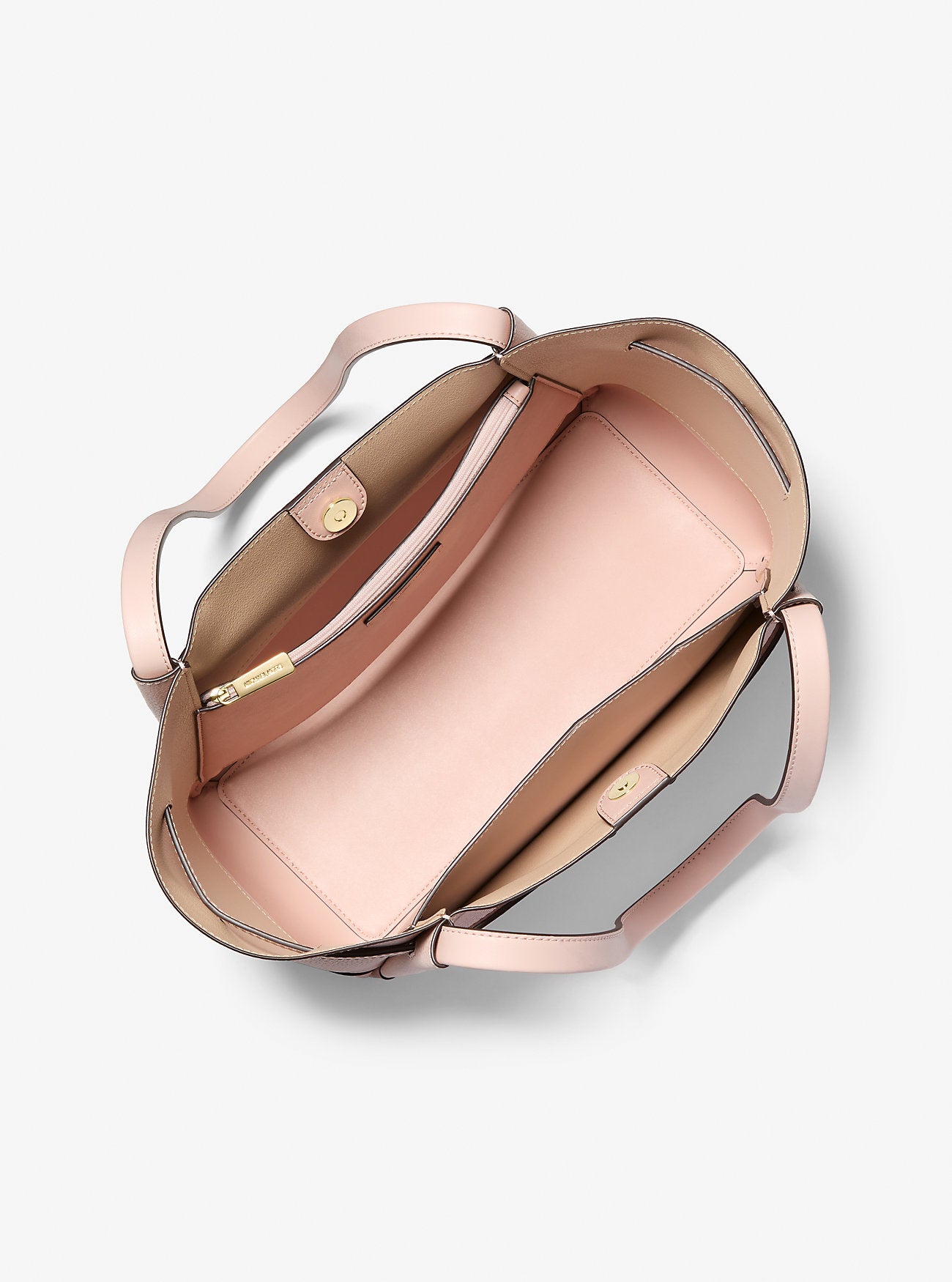 Reed Large Pebbled Leather Tote Bag Powder Blush Powder Blush