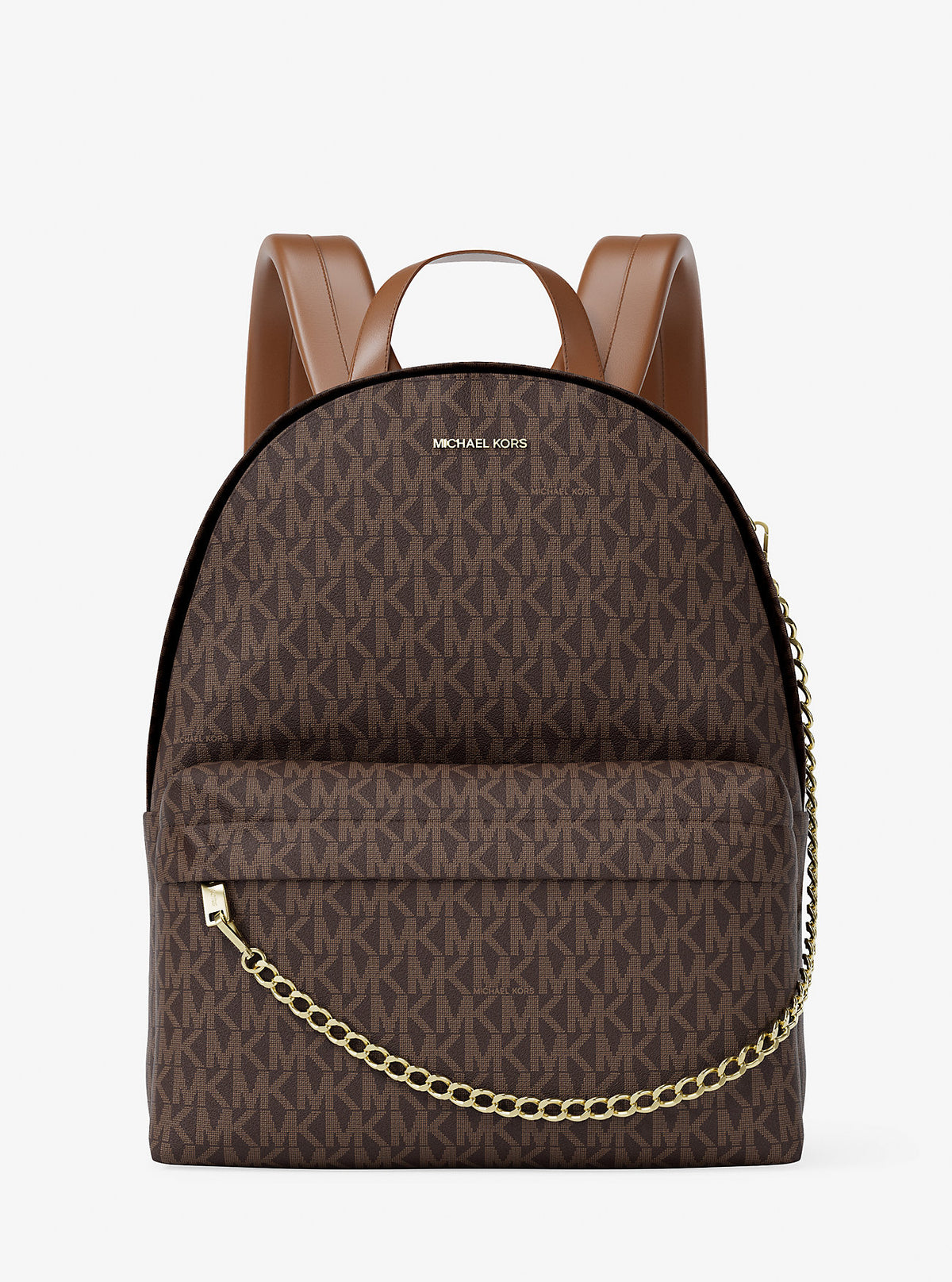 Slater Medium Signature Logo Backpack Brown Brown