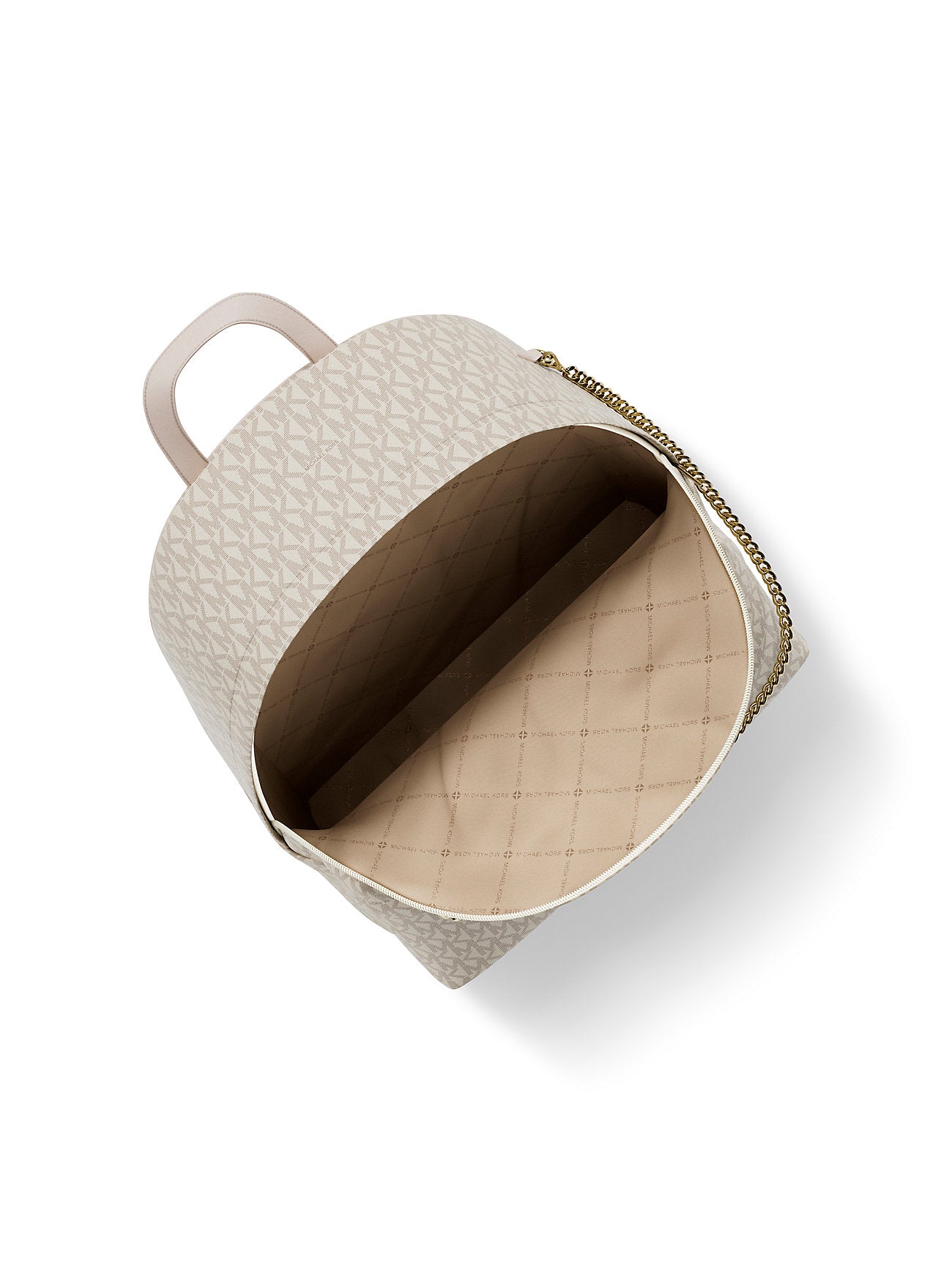 Slater Medium Signature Logo Backpack Lt Crm Multi Lt Crm Multi