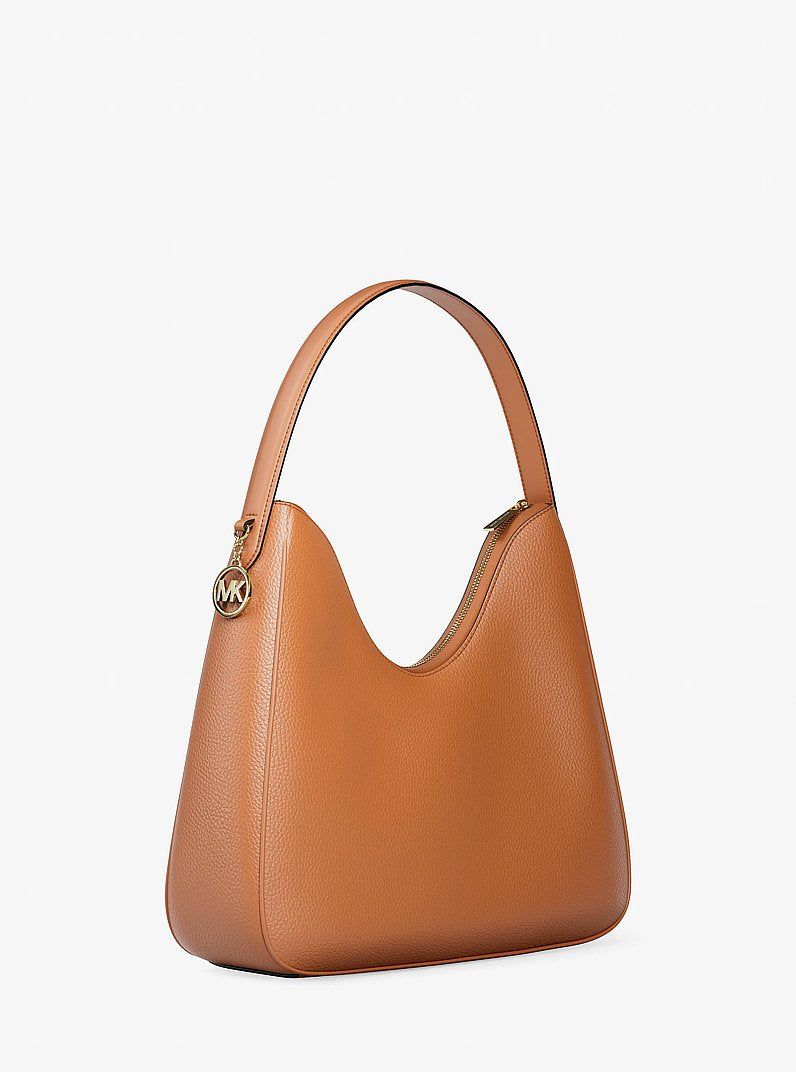 Nayla Medium Pebbled Leather Shoulder Bag Luggage Luggage