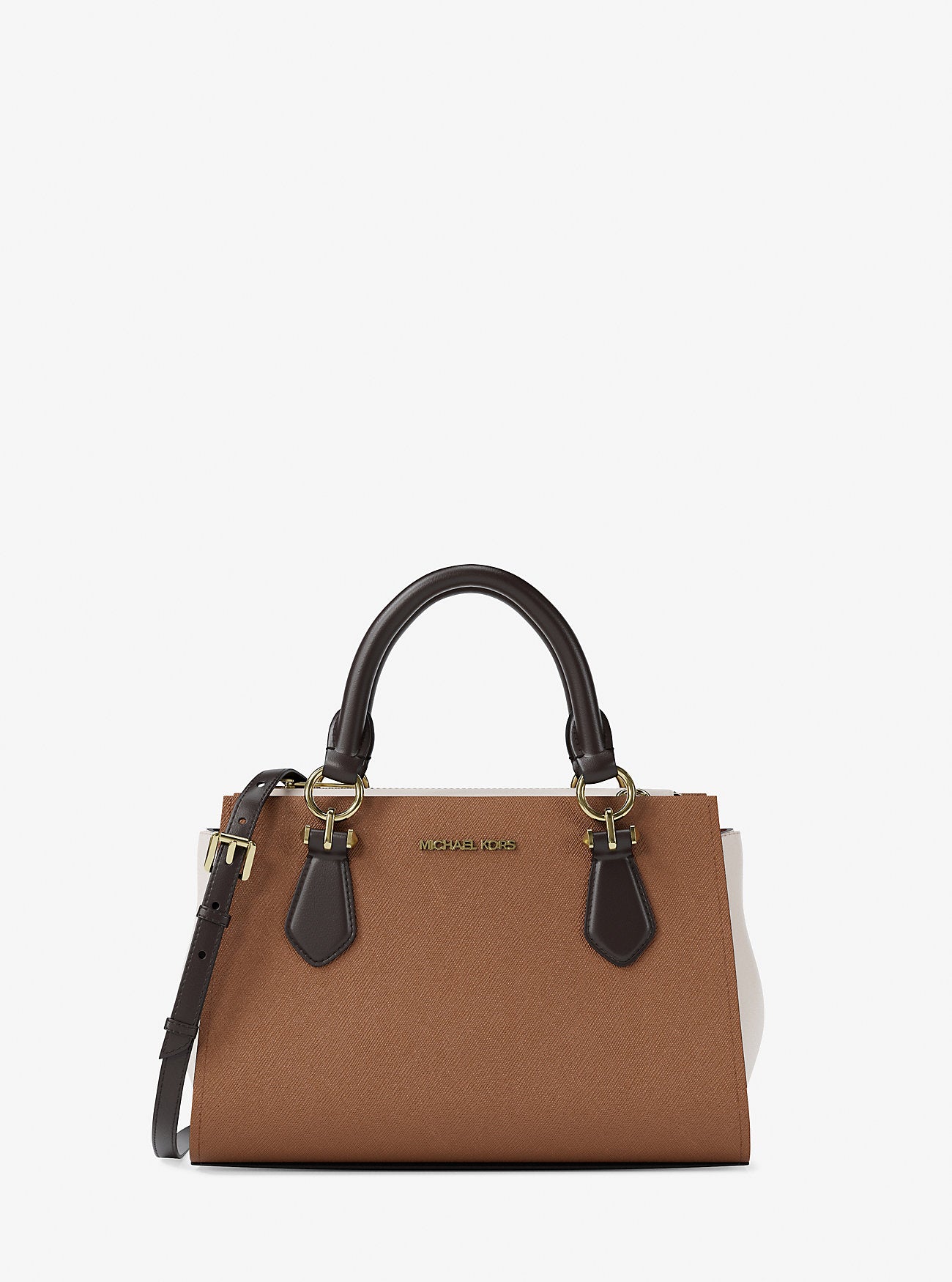 Michael Kors Marilyn Small Color-Block Saffiano Leather