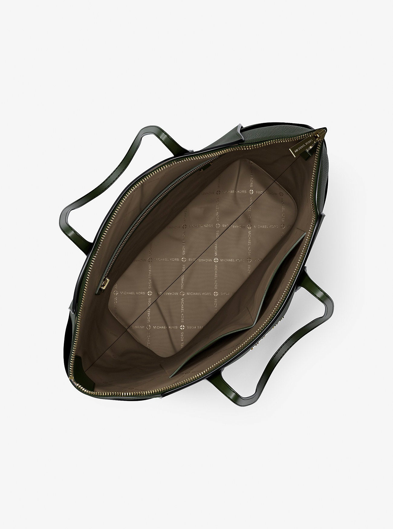 Marilyn Medium Saffiano Leather Tote Bag Moss Moss